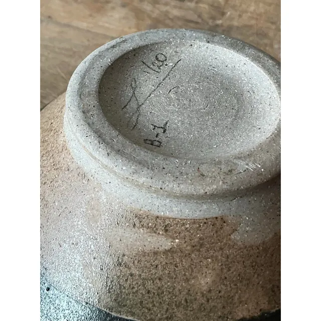 Vintage Boho Original Studio Pottery Bowl - Ceramic, 12.25W x 5.5H — additional photo 5