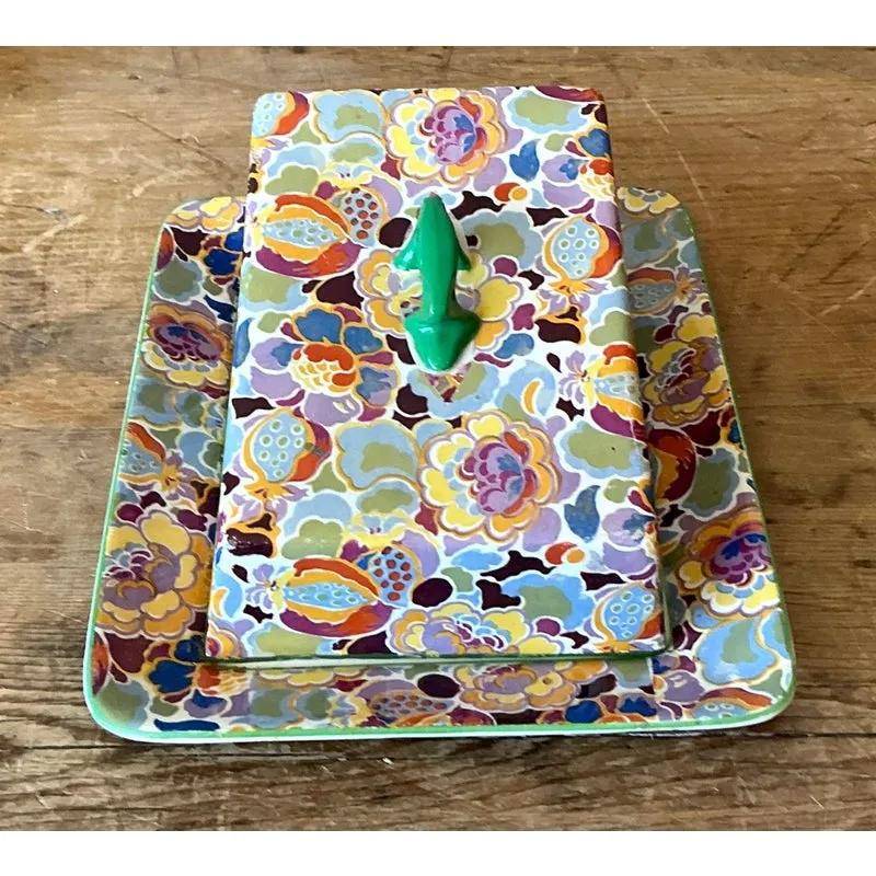 Vintage Regency SoHo Pottery Lidded Cheese Tray — additional photo 8