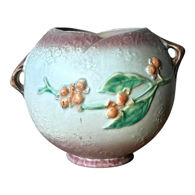 Vintage Boho Roseville “Bittersweet” Vase — additional photo 1