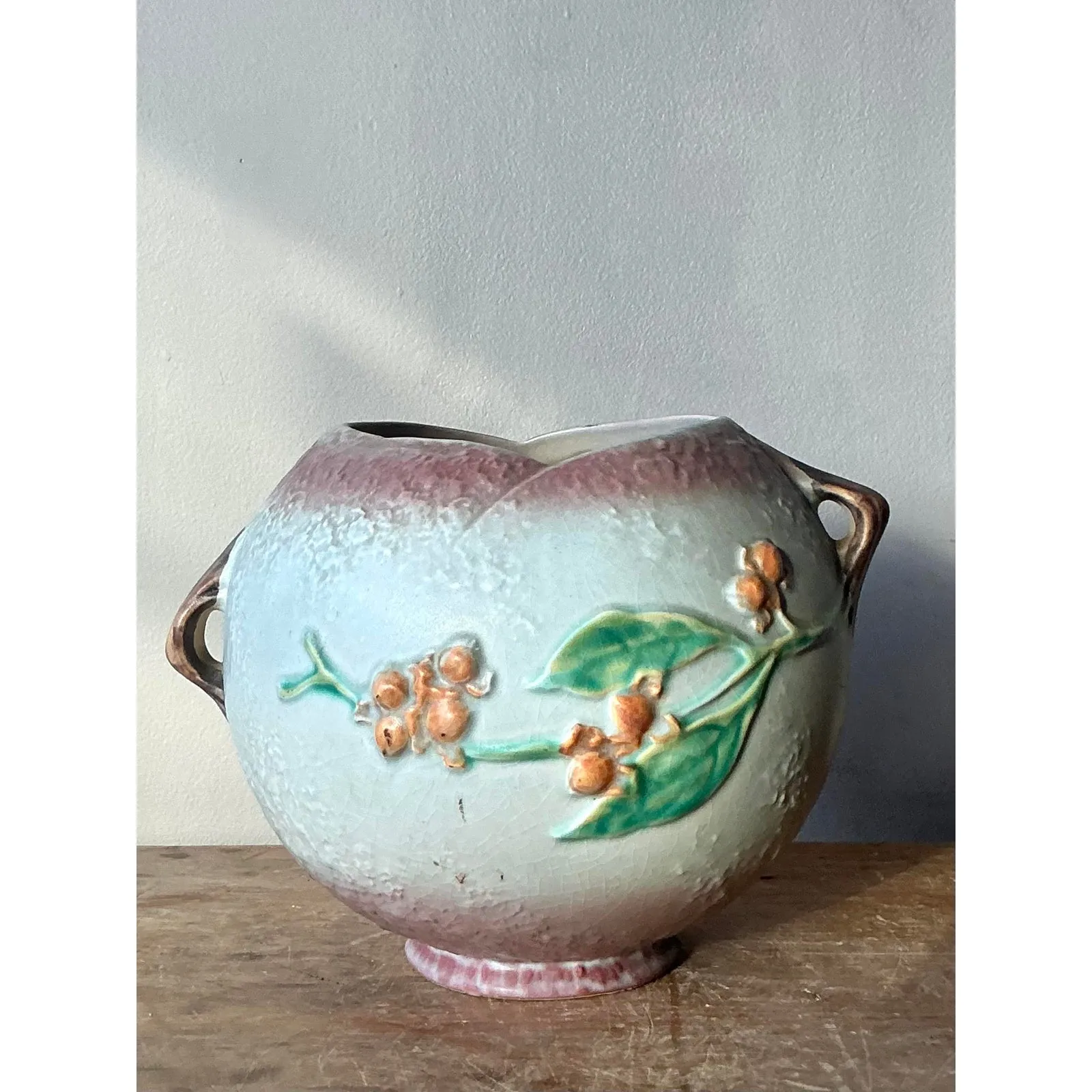 Vintage Boho Roseville “Bittersweet” Vase — additional photo 2