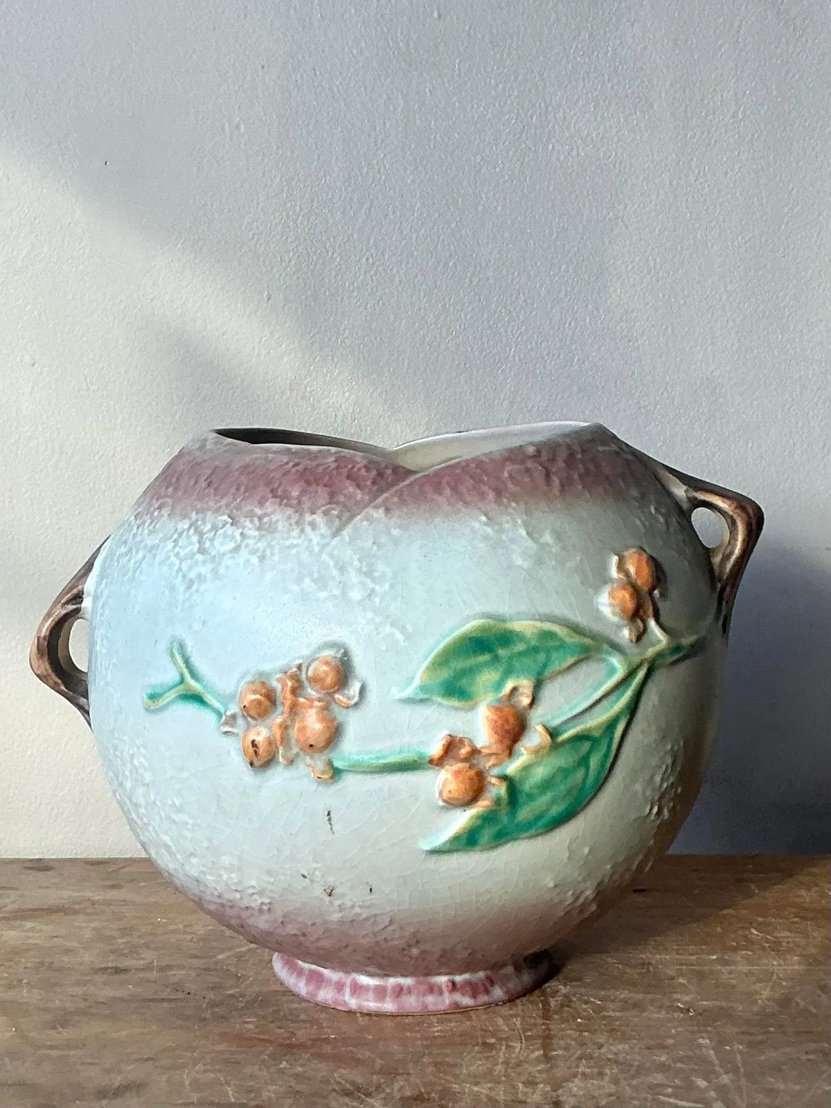 Vintage Boho Roseville “Bittersweet” Vase — additional photo 1