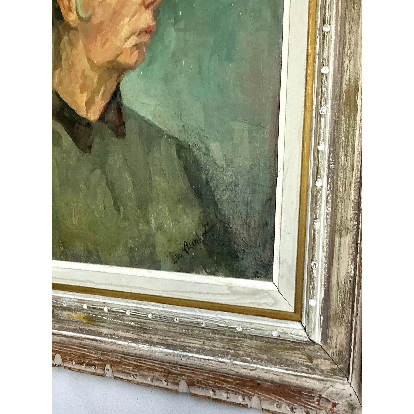 Vintage Boho Original Oil Portrait — additional photo 5