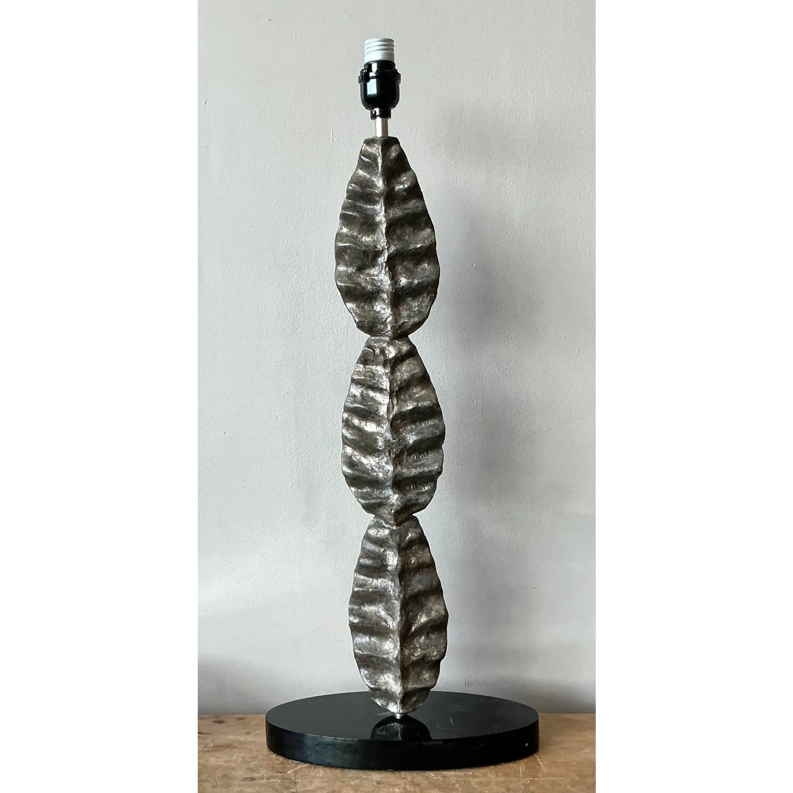 Vintage Boho Cast Leaves Lamp — additional photo 8