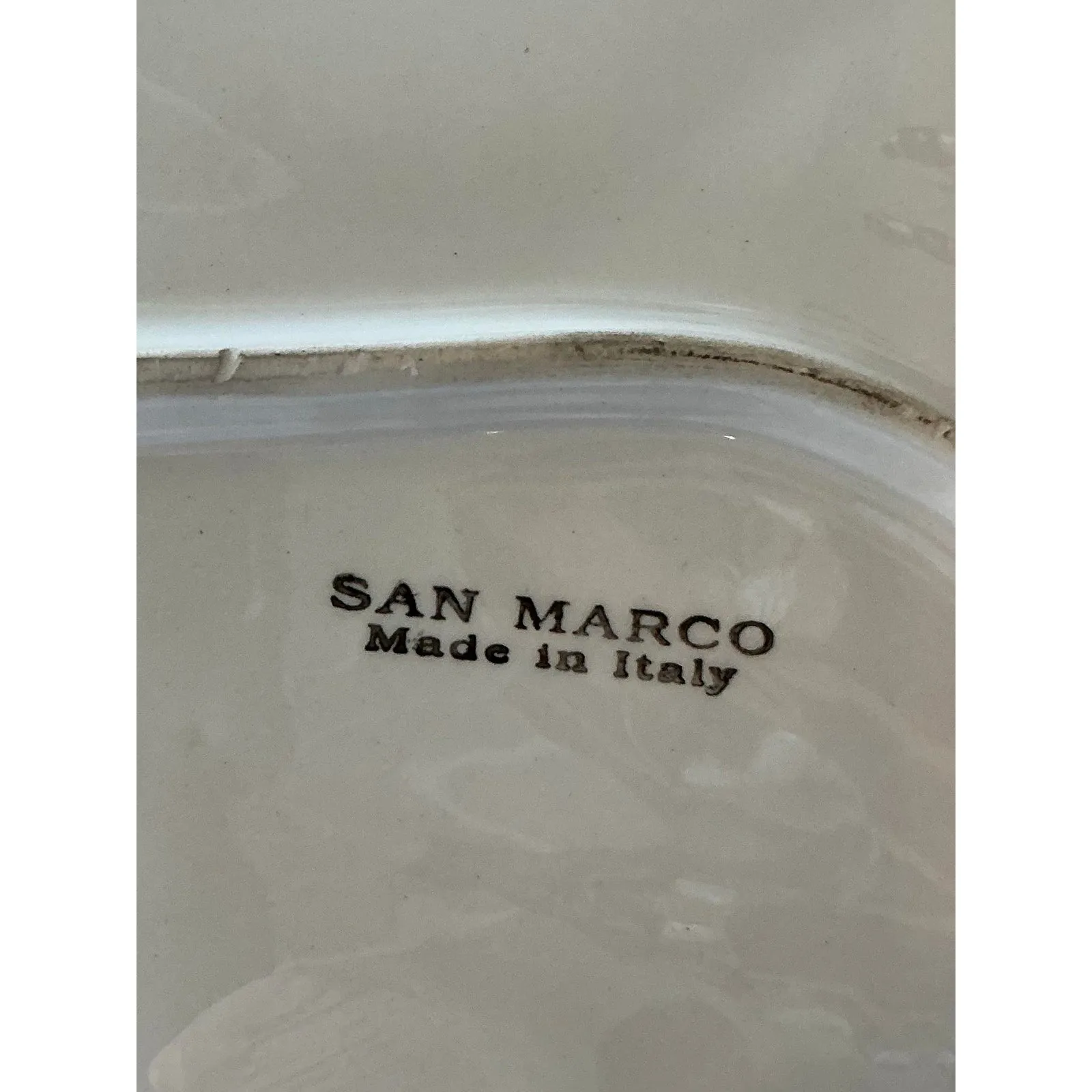 Vintage Italian Glazed Ceramic Leaf Platter — additional photo 8