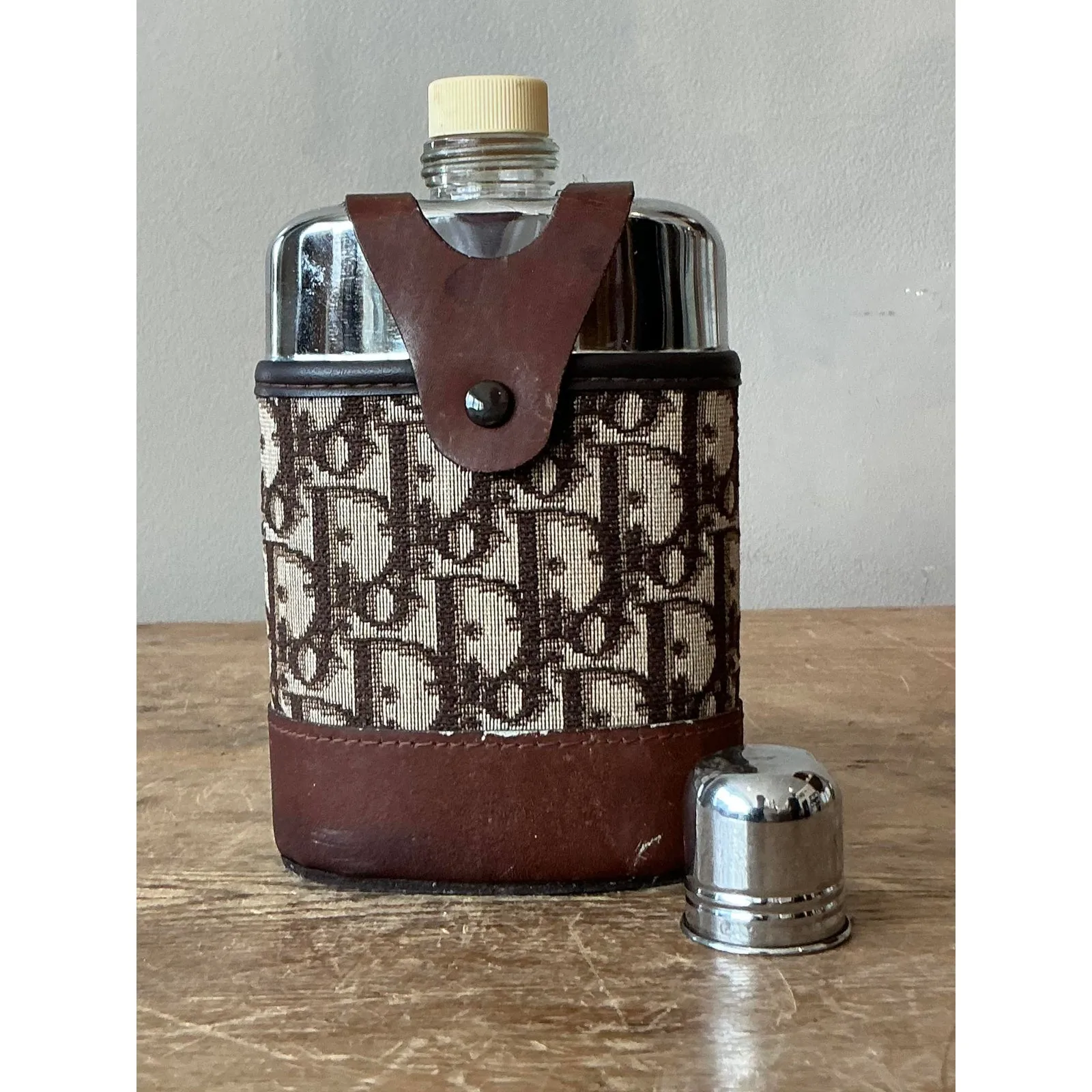 Vintage Boho 1970s Dior Hip Flask — additional photo 7