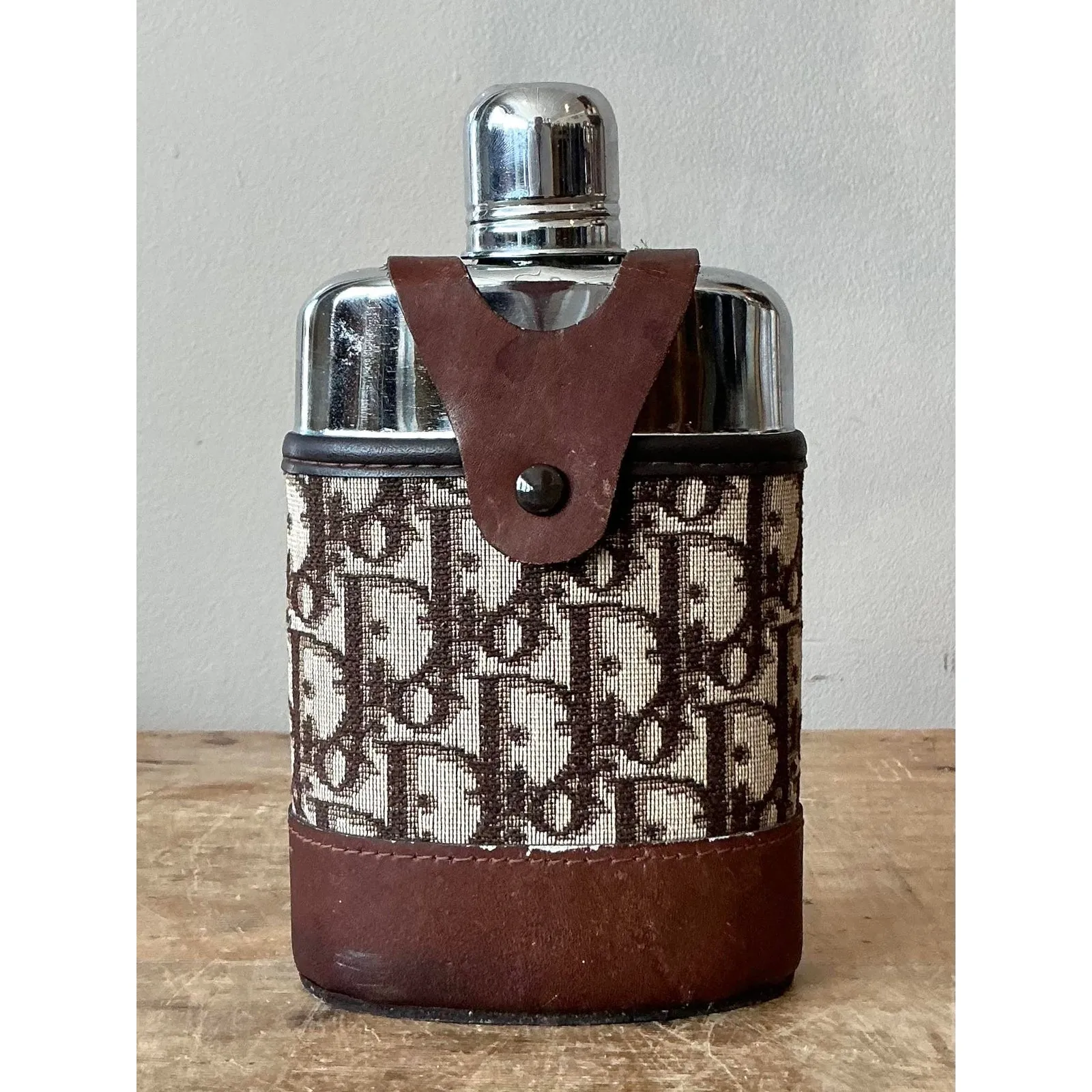 Vintage Boho 1970s Dior Hip Flask — additional photo 1