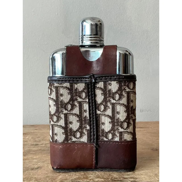 Vintage Boho 1970s Dior Hip Flask — additional photo 3