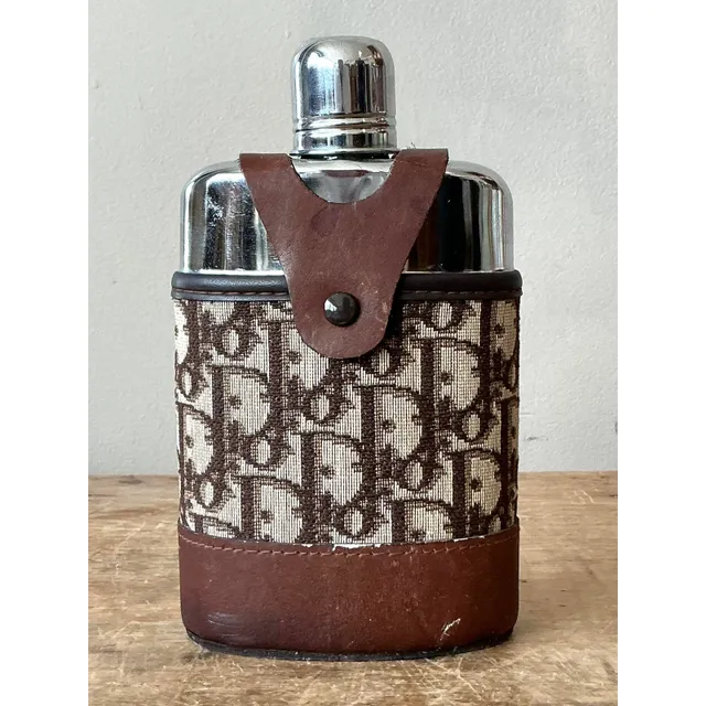 Vintage Boho 1970s Dior Hip Flask — additional photo 6