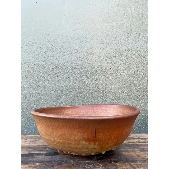 Vintage Boho Original Studio Pottery Drip Bowl — additional photo 6