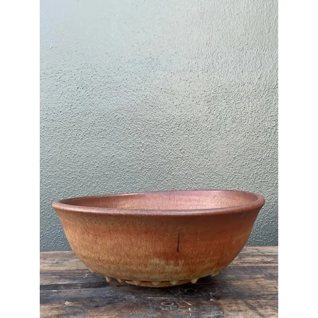 Vintage Boho Original Studio Pottery Drip Bowl — additional photo 5