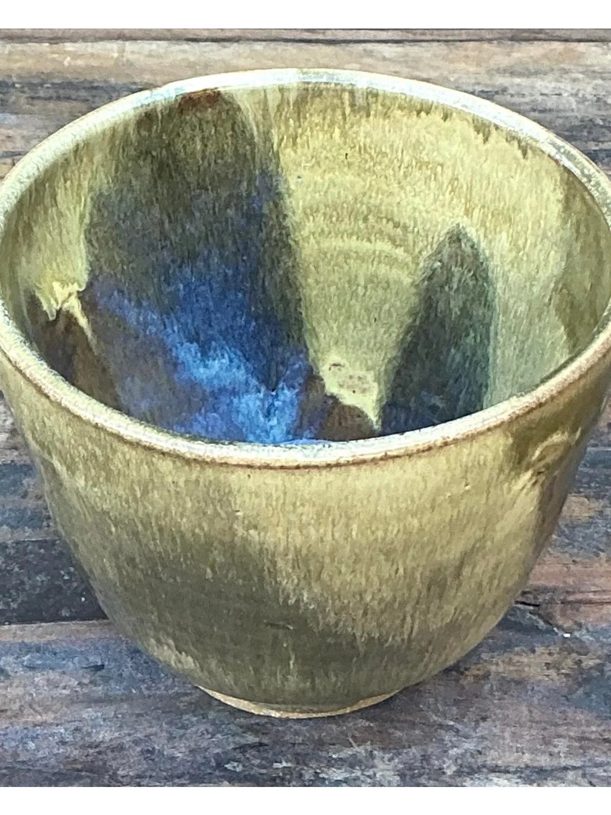 Vintage Boho Original Studio Pottery Bowl - Ceramic, 5W x 4H — additional photo 4