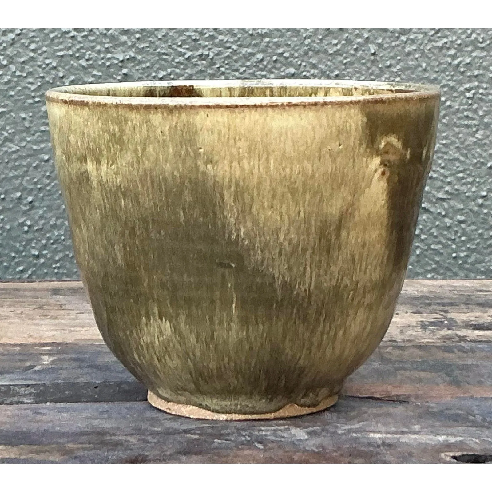 Vintage Boho Original Studio Pottery Bowl - Ceramic, 5W x 4H — additional photo 5