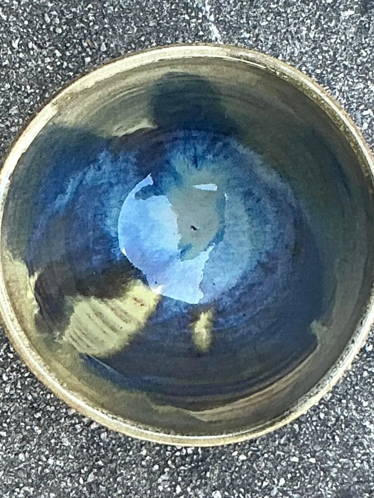 Vintage Boho Original Studio Pottery Bowl - Ceramic, 5W x 4H — additional photo 7