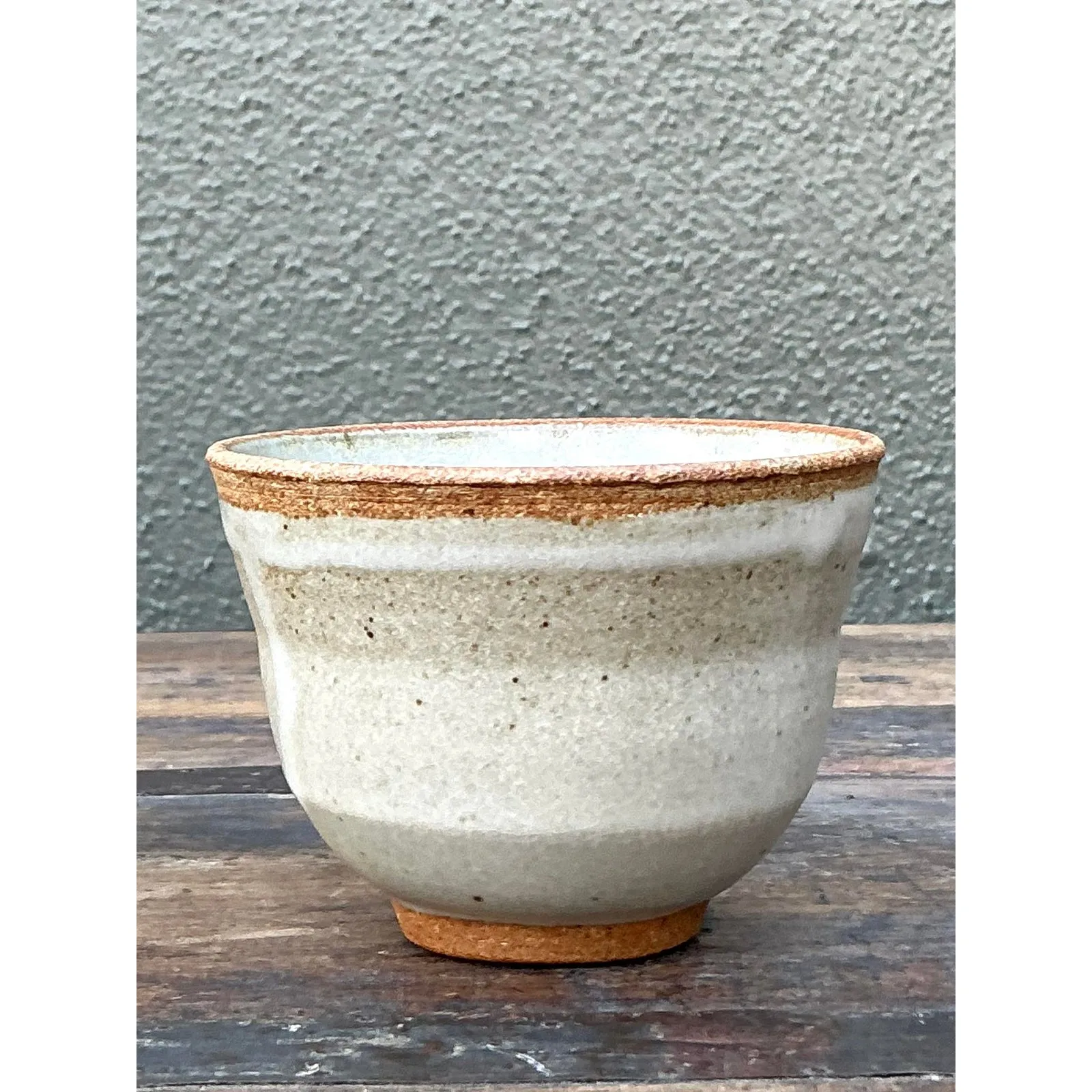 Vintage Boho Original Studio Pottery Small Vase — additional photo 1