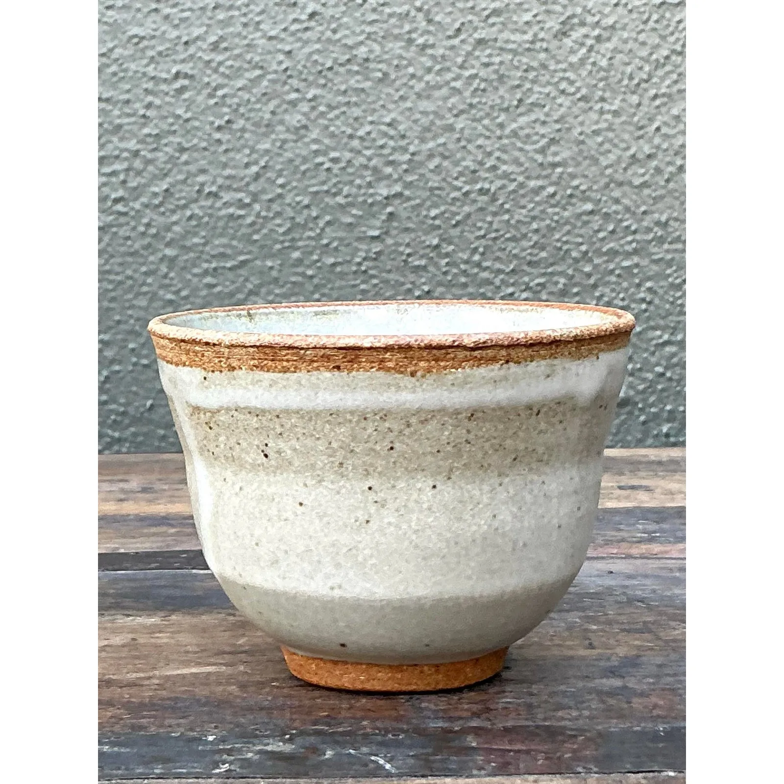 Vintage Boho Original Studio Pottery Small Vase — additional photo 2