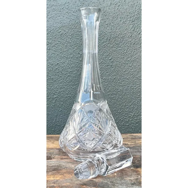 Vintage Regency Cut Glass Decanter — additional photo 1