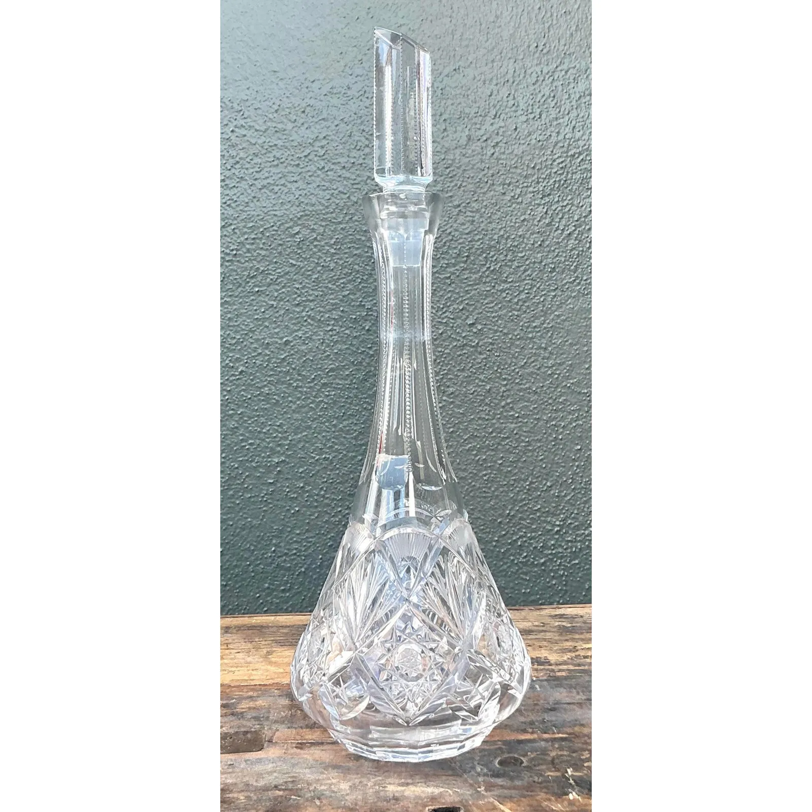 Vintage Regency Cut Glass Decanter — additional photo 4