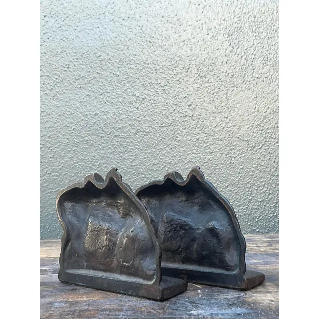 Vintage Boho Cast Horse Bookends - Set of 2 — additional photo 2