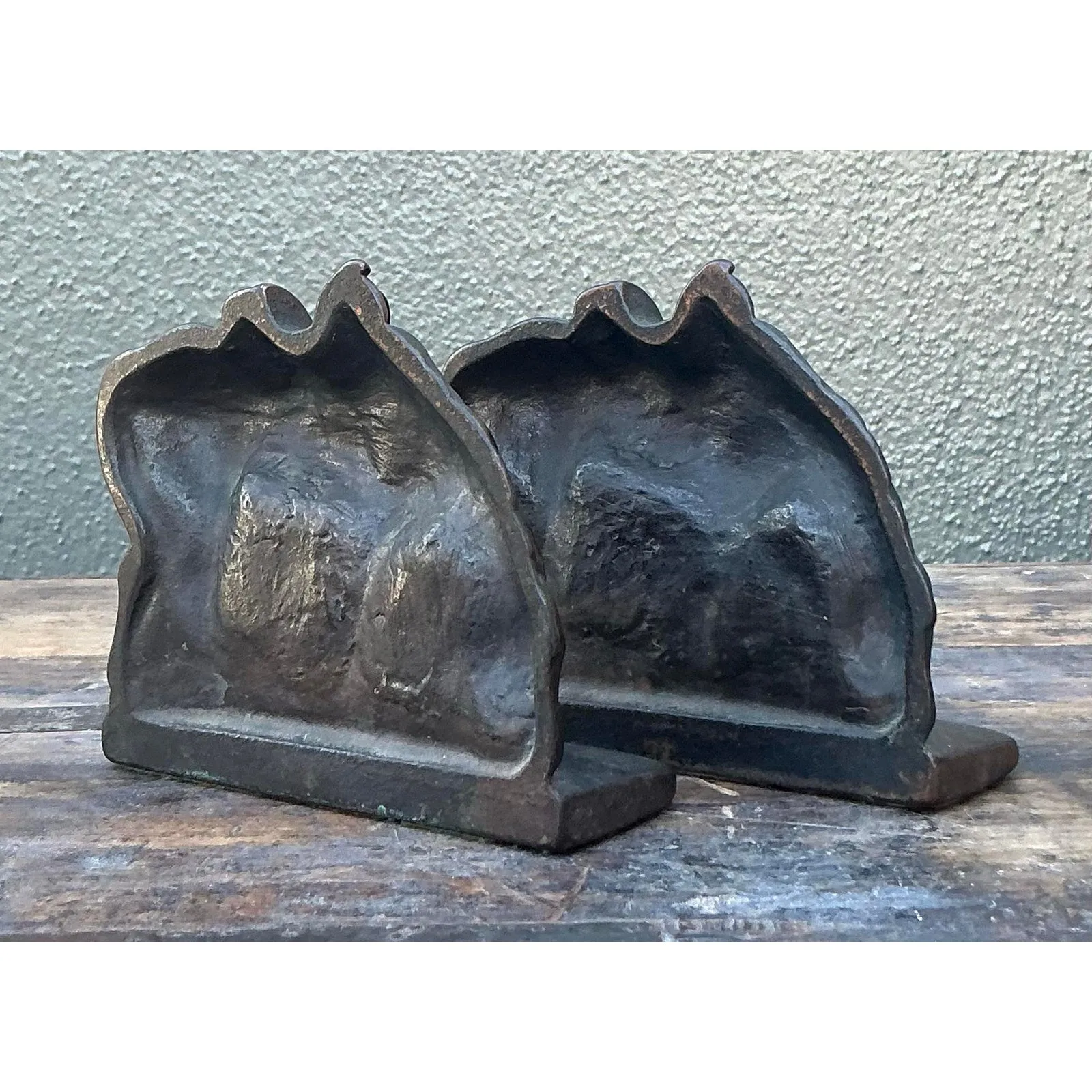 Vintage Boho Cast Horse Bookends - Set of 2 — additional photo 5