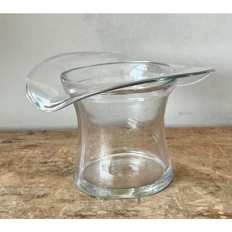 Vintage Boho Blenko Glass Top Hat Ice Bucket — additional photo 2
