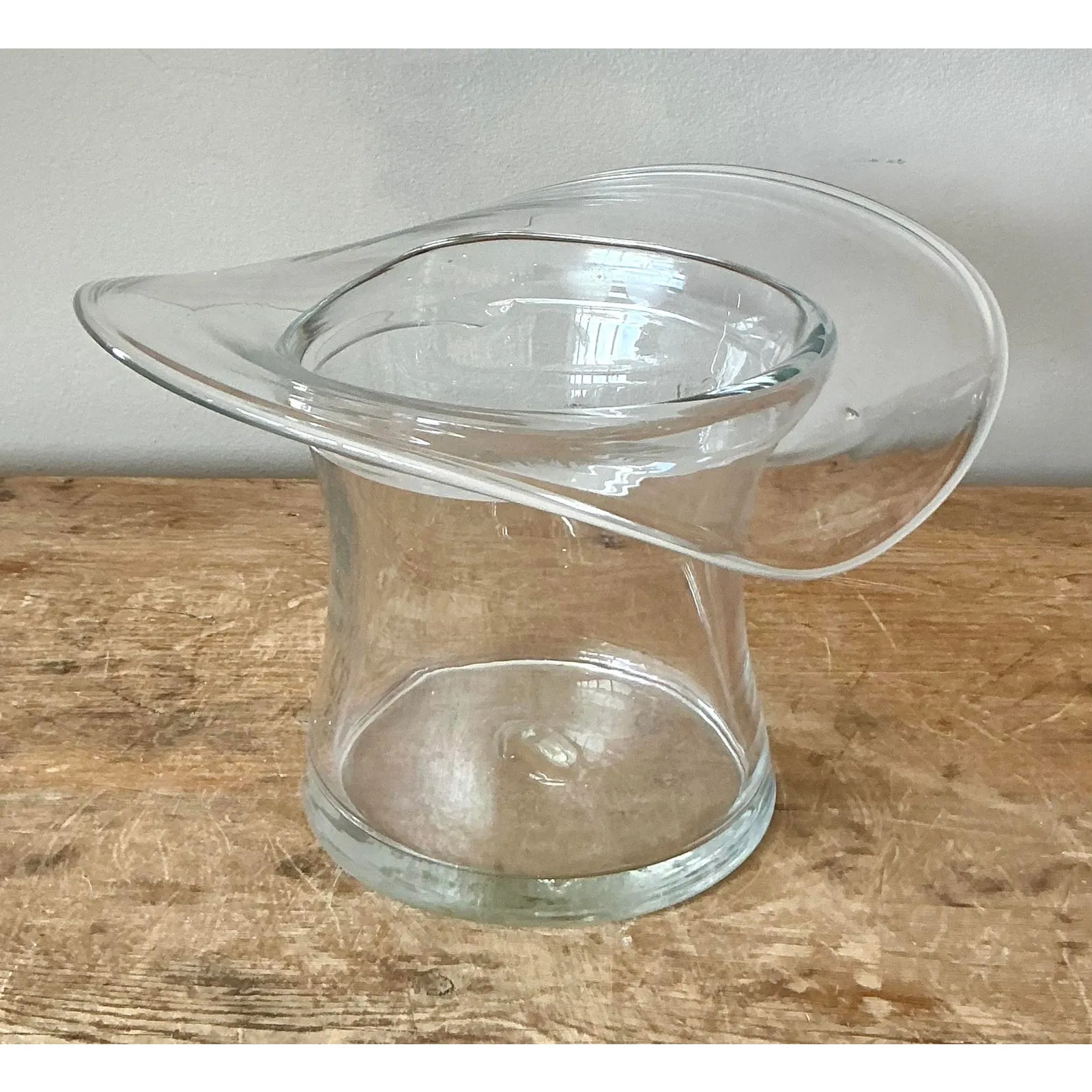 Vintage Boho Blenko Glass Top Hat Ice Bucket — additional photo 3