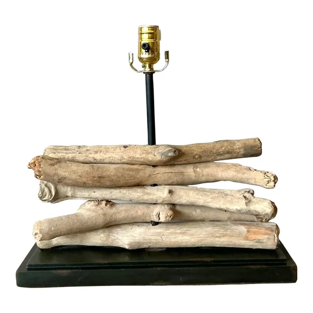 Vintage Boho Stacked Branch Lamp — additional photo 1
