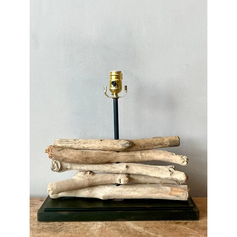 Vintage Boho Stacked Branch Lamp — additional photo 2