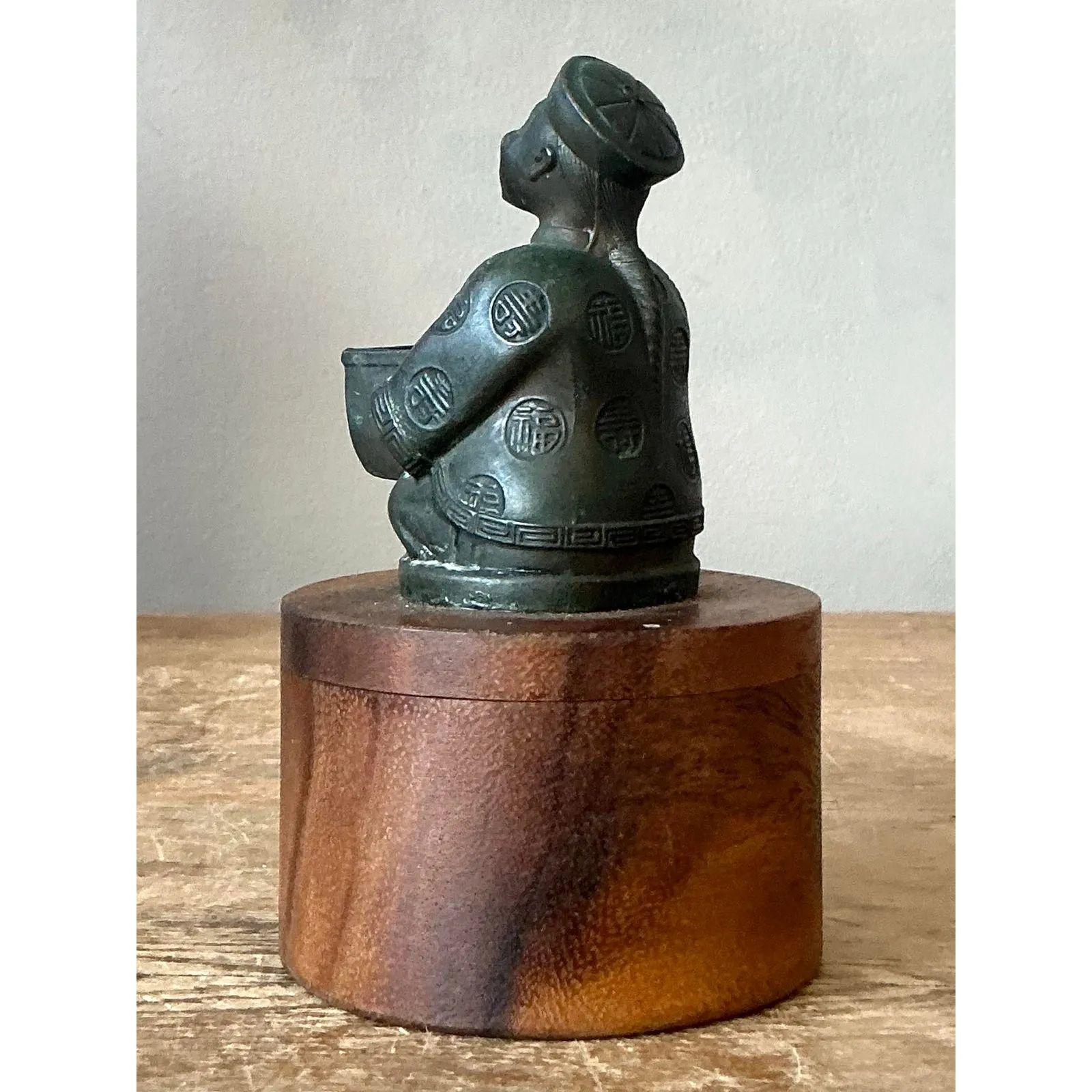 Vintage Asian Cast Character Sliding Box — additional photo 4