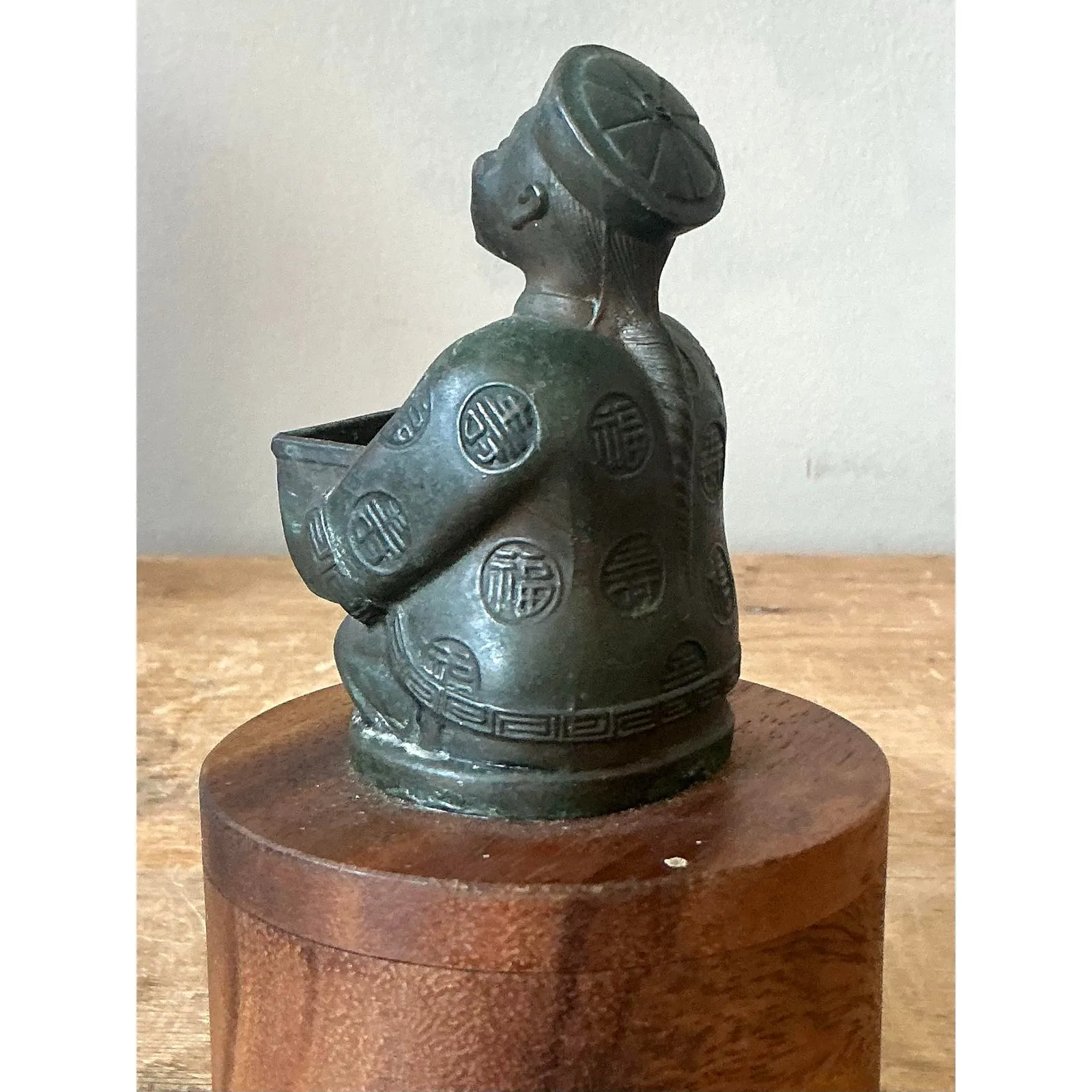 Vintage Asian Cast Character Sliding Box — additional photo 5