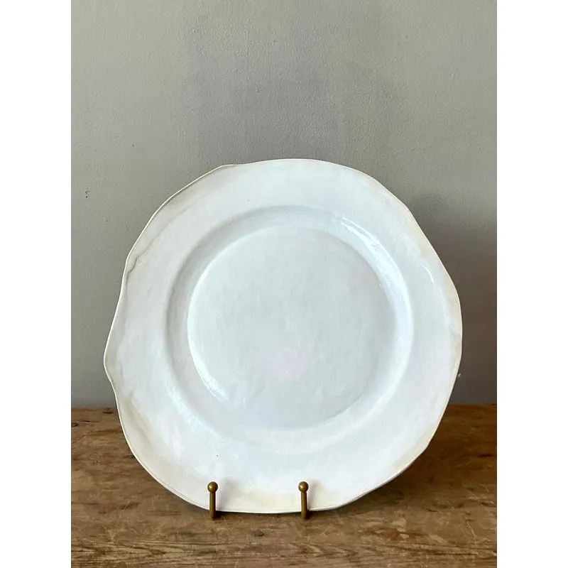 Vintage Boho Slab Built Studio Pottery Platter — additional photo 2