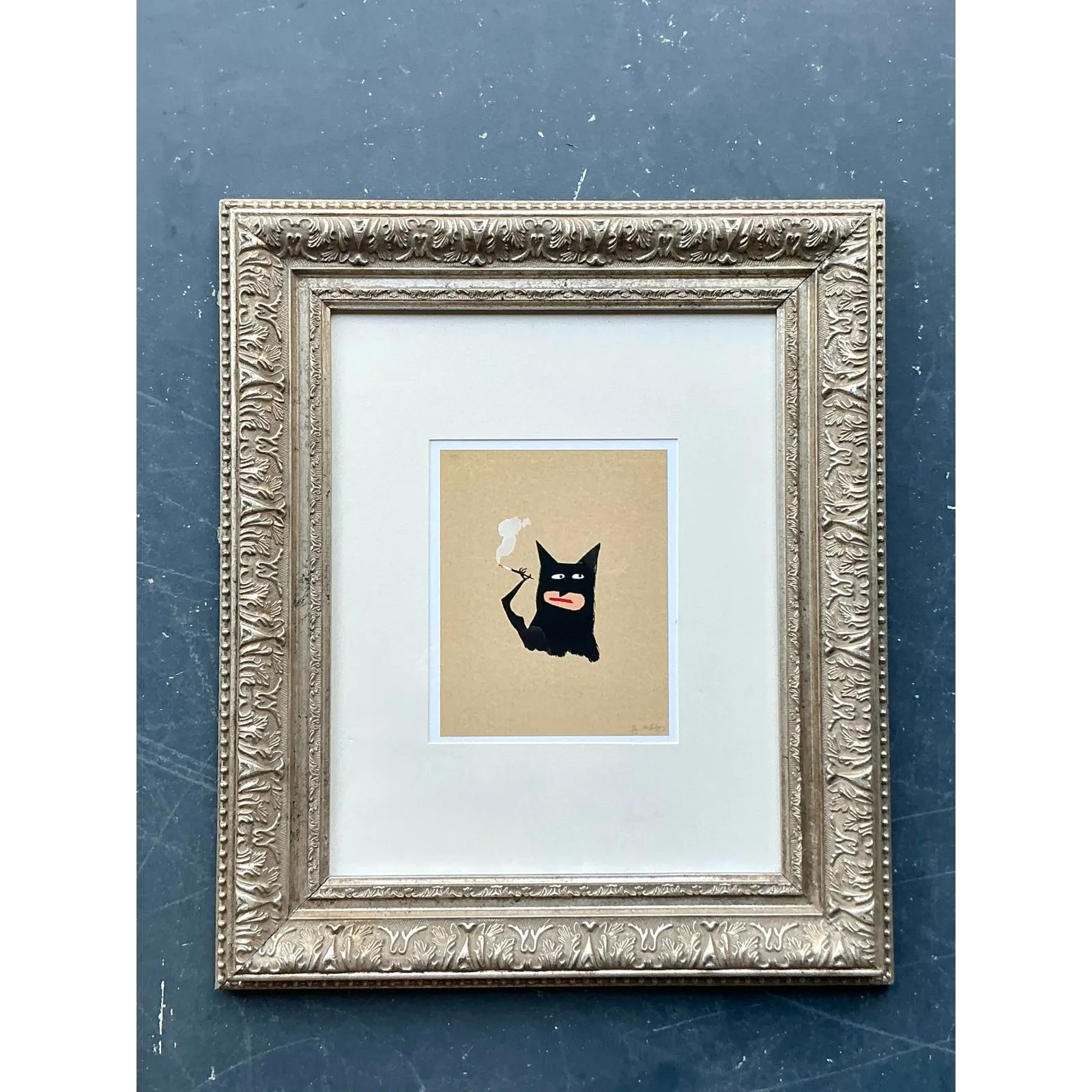 Vintage Boho Signed Masked Crusader Print — additional photo 3