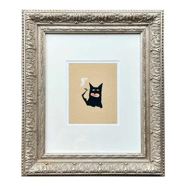 Vintage Boho Signed Masked Crusader Print — additional photo 1