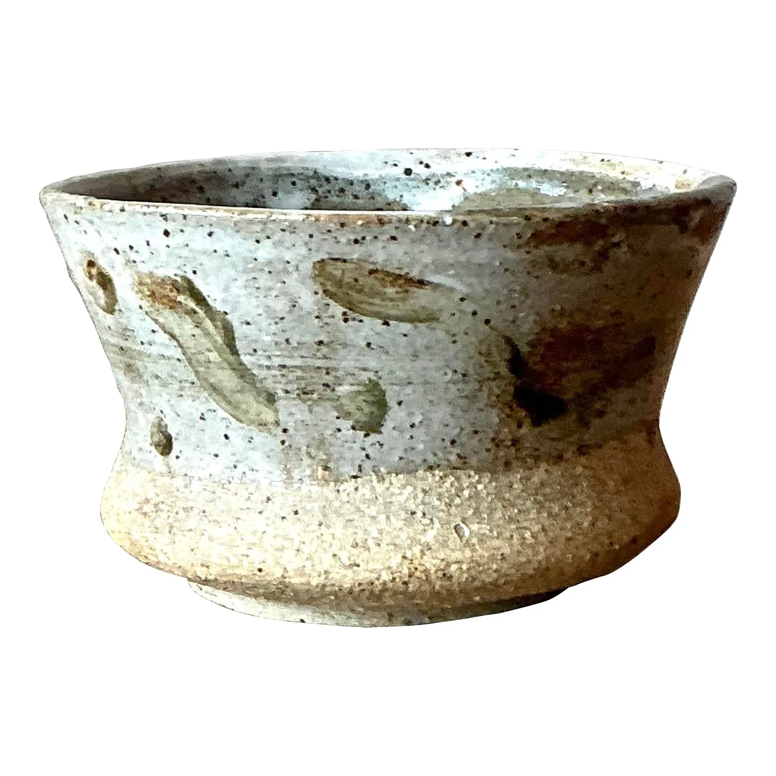 Vintage Boho Original Studio Pottery Bowl - Ceramic, 5W x 2.75H — additional photo 1