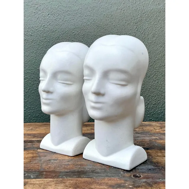 Vintage MCM Glazed Ceramic Wall Pockets. - Set of 2 — additional photo 3