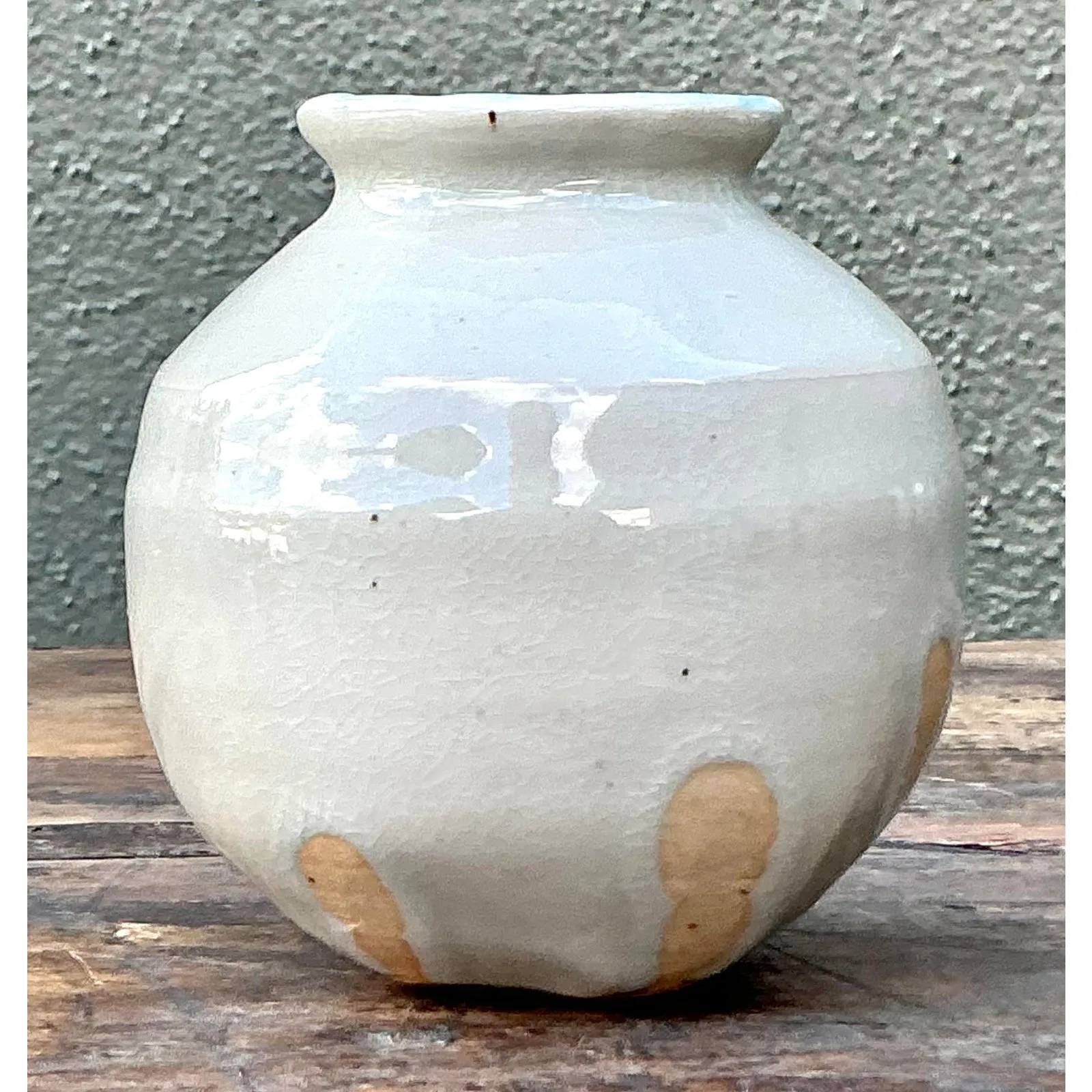Vintage Boho Studio Pottery Small Vase — additional photo 1