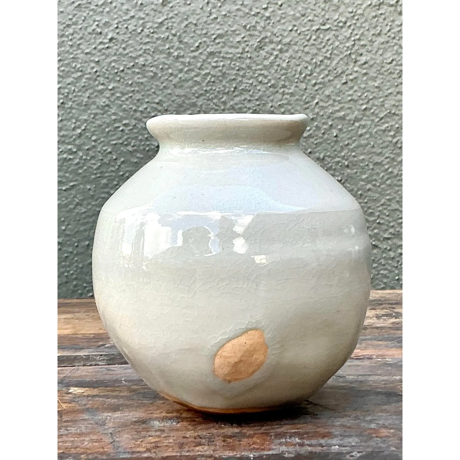 Vintage Boho Studio Pottery Small Vase — additional photo 3
