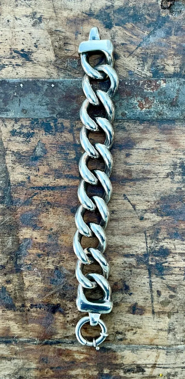 Vintage 925 Silver Chain Link Bracelet — additional photo 5