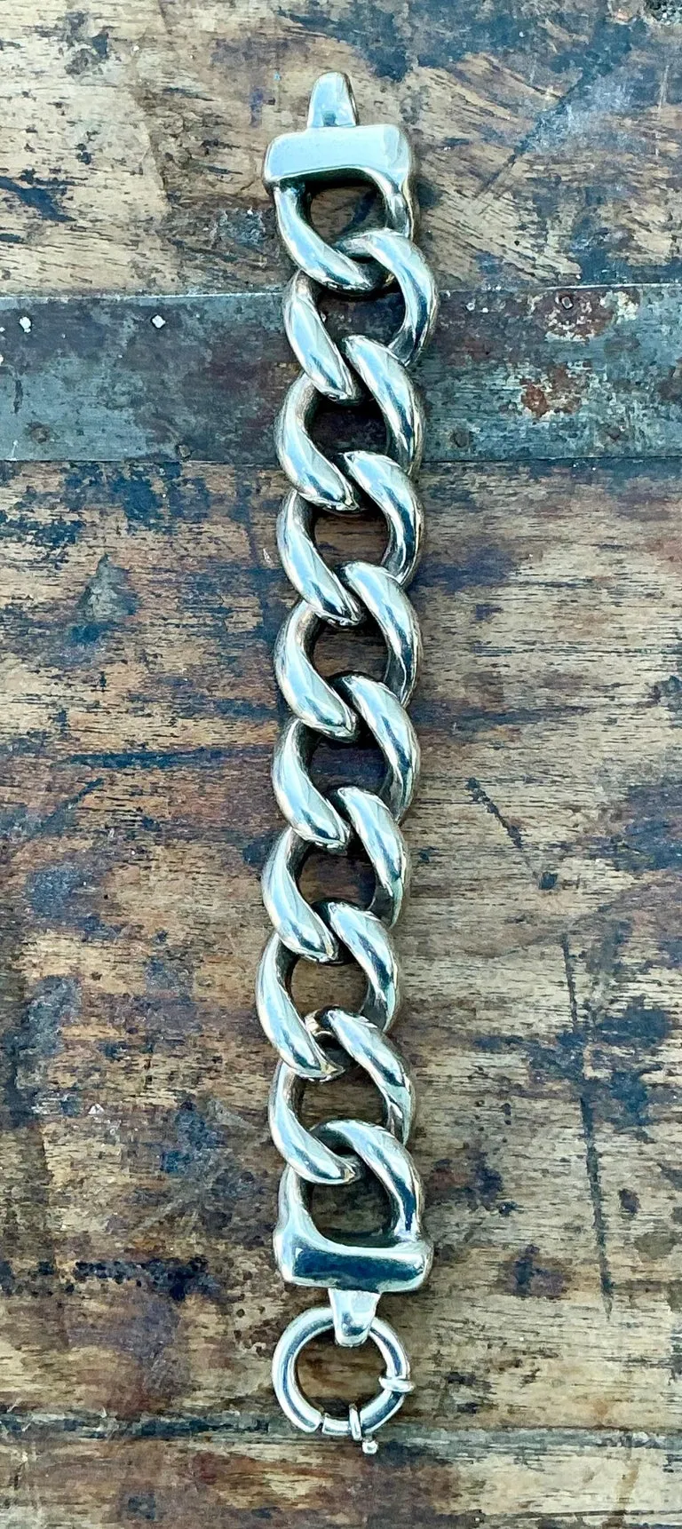 Vintage 925 Silver Chain Link Bracelet — additional photo 2