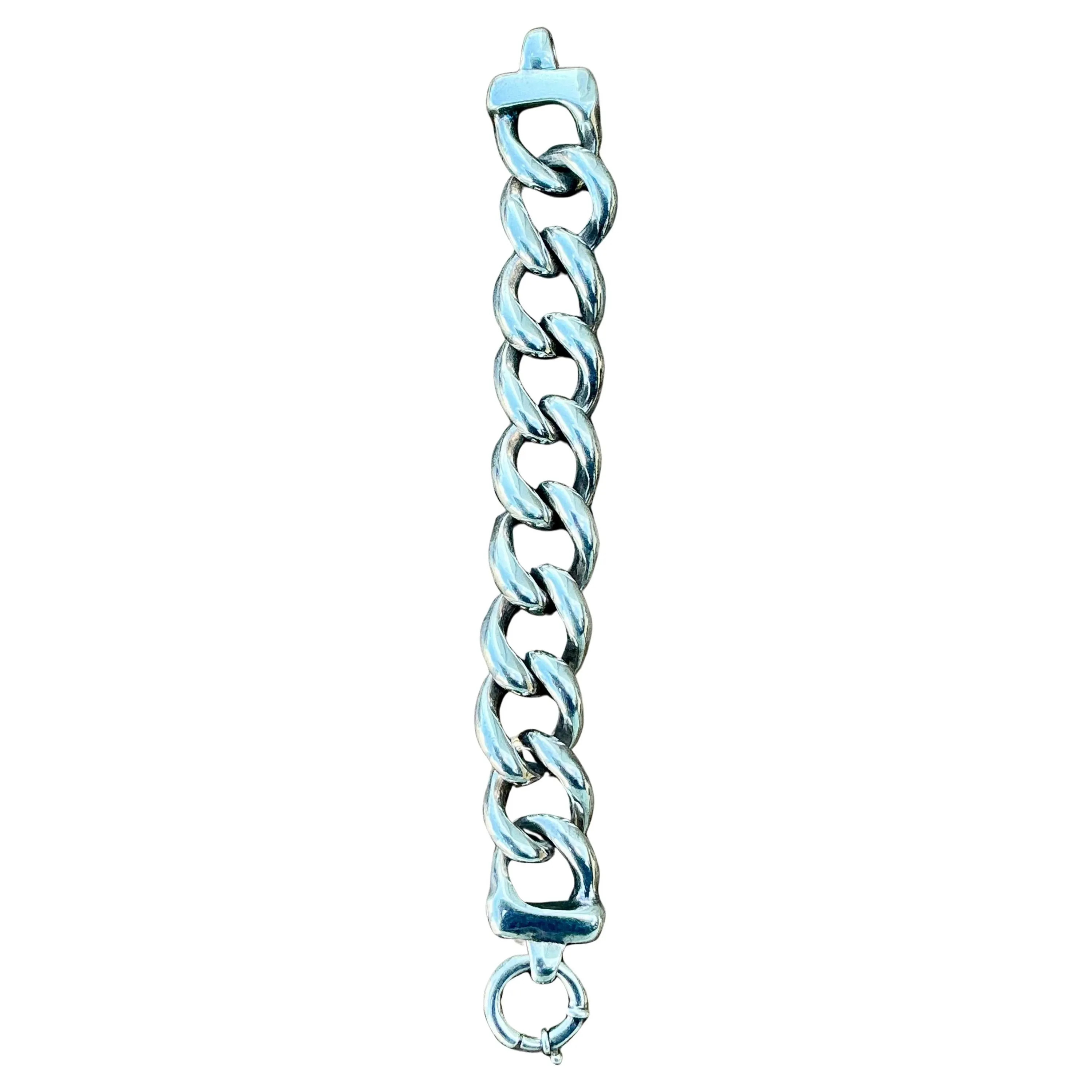 Vintage 925 Silver Chain Link Bracelet — additional photo 3