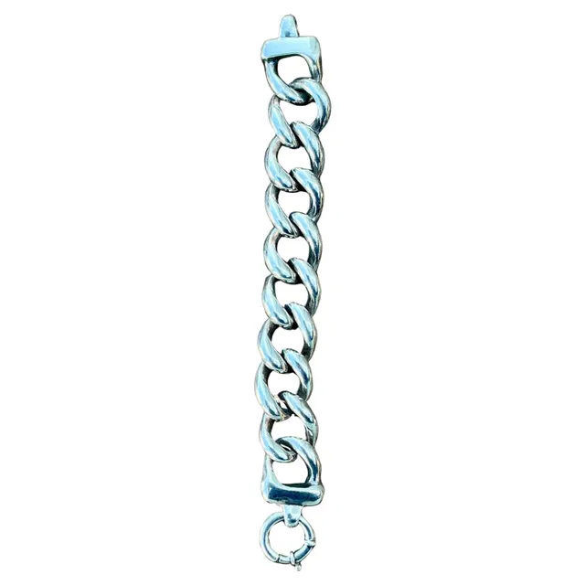 Vintage 925 Silver Chain Link Bracelet — additional photo 3