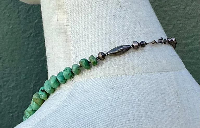 Vintage Turquoise Chunk Necklace — additional photo 6