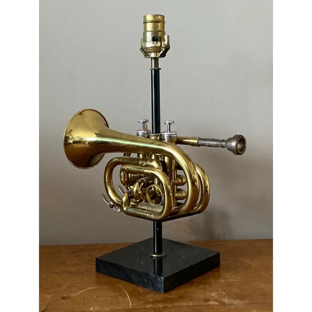Vintage Boho Original Trumpet Lamp — additional photo 1