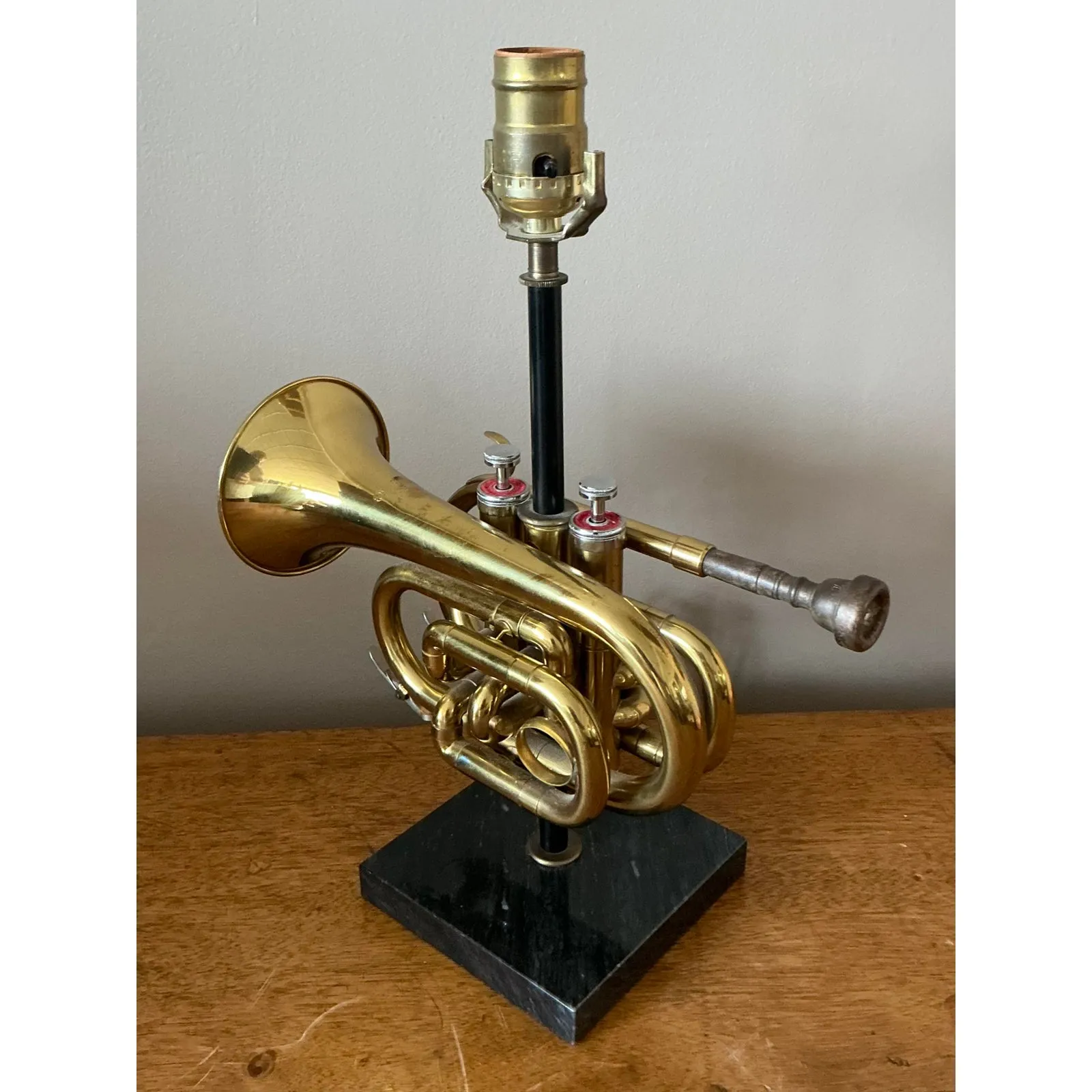 Vintage Boho Original Trumpet Lamp — additional photo 4