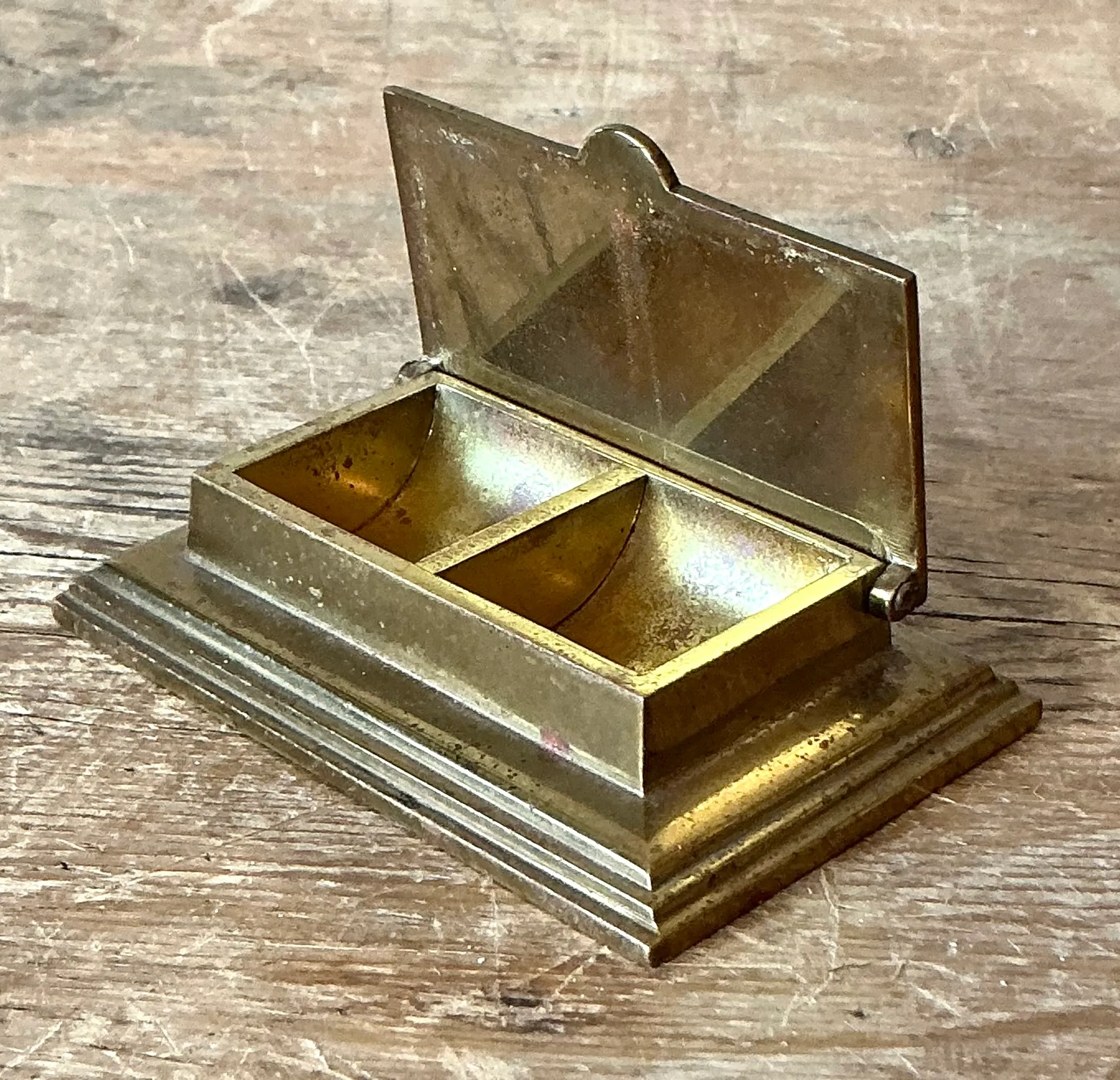 Vintage Brass Pill Box — additional photo 4