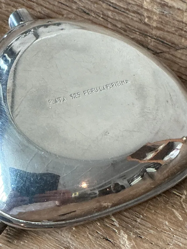 Vintage Boho Silver Incan Ash Tray — additional photo 3