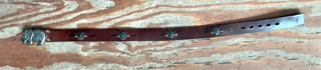 Vintage Boho Elephant Buckle Belt — additional photo 3