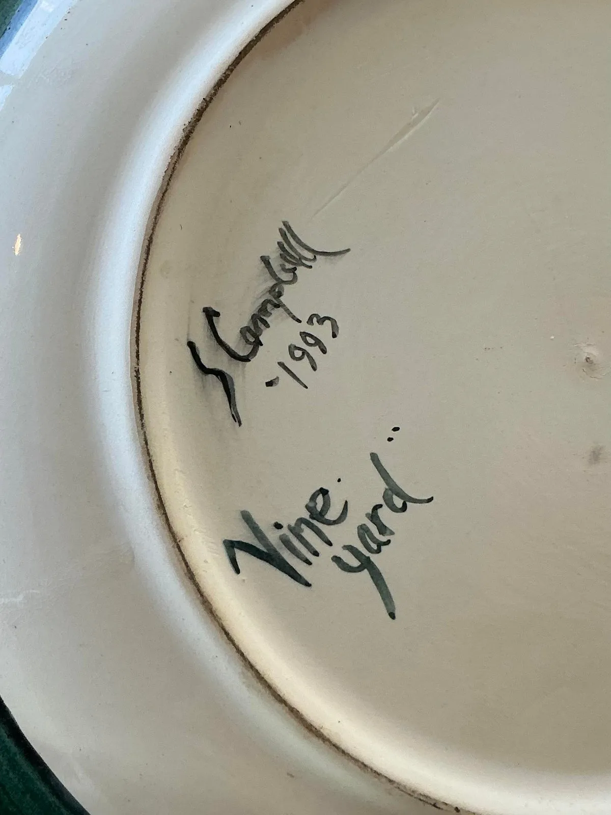 Vintage Regency Hand Painted Ceramic Plates - Set of 4 — additional photo 5
