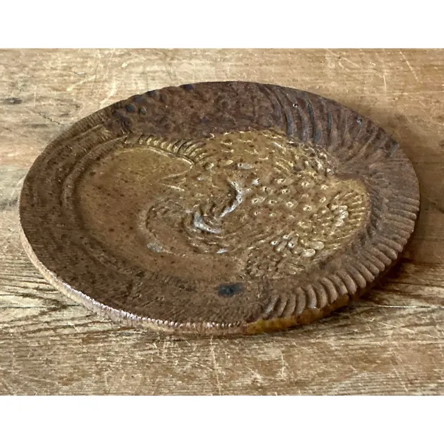 Vintage Boho Original Studio Pottery Phoenix Plate — additional photo 4