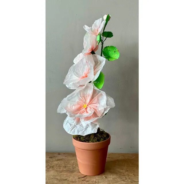 Contemporary Hand-Rolled Paper Flowers - Paper, 9W x 22.5H — additional photo 2