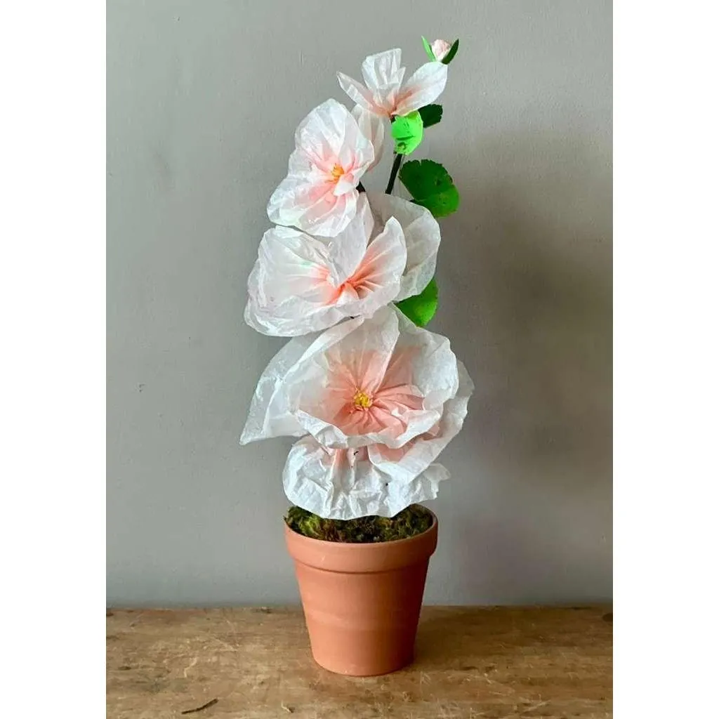 Contemporary Hand-Rolled Paper Flowers - Paper, 9W x 22.5H